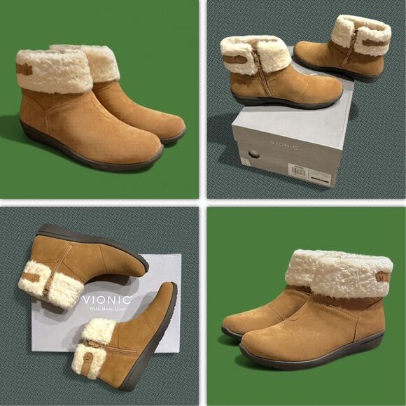 Vionic Magnolia Ruth Suede Bootie - Picture 7 of 16